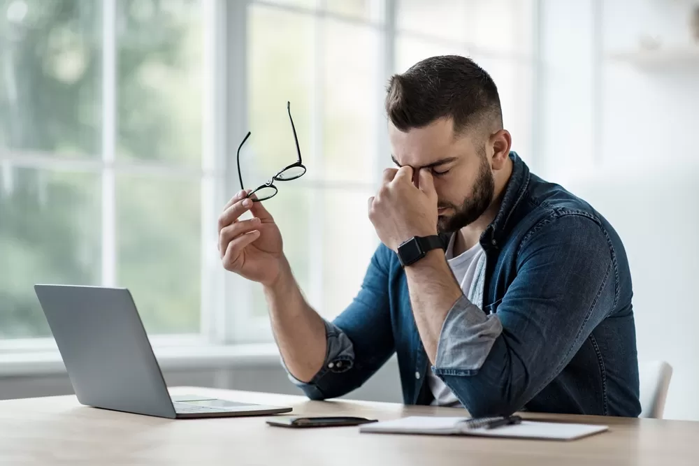 Persone all'aria aperta e benessere visivo